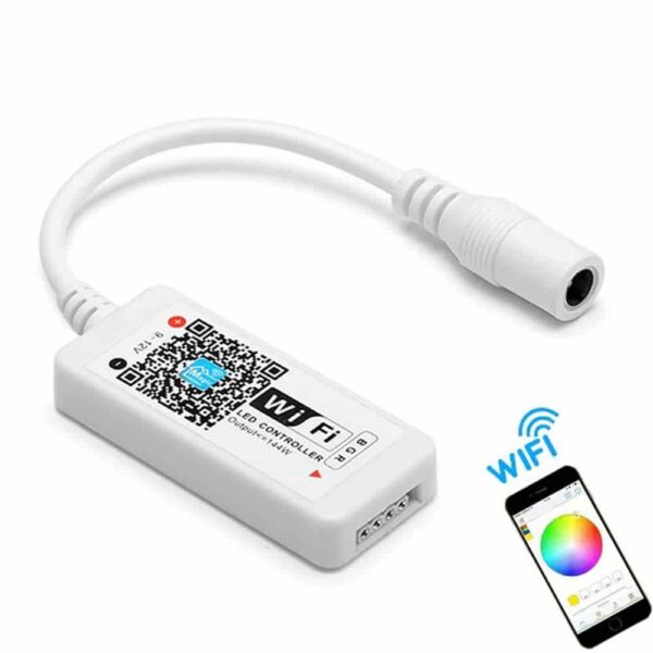 Kit Fita Led Rgb 5 Metros + Controlador Wifi (Pack Completo) - Gadgets &Amp; Coisas