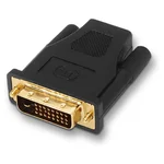 Adaptador Aisens A118-0091 do lado da ficha DVI-D 24+1 dourada com parafusos