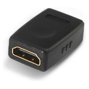 União HDMI fêmea para fêmea Aisens A121-0123 preta com contactos dourados