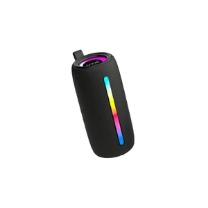 Coluna Bluetooth COOL Desk, vista frontal com luz RGB