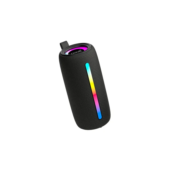 Coluna Bluetooth COOL Desk, vista frontal com luz RGB