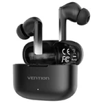 Auricular Bluetooth Vention ELF E04 com Estojo de Carregamento - Preto