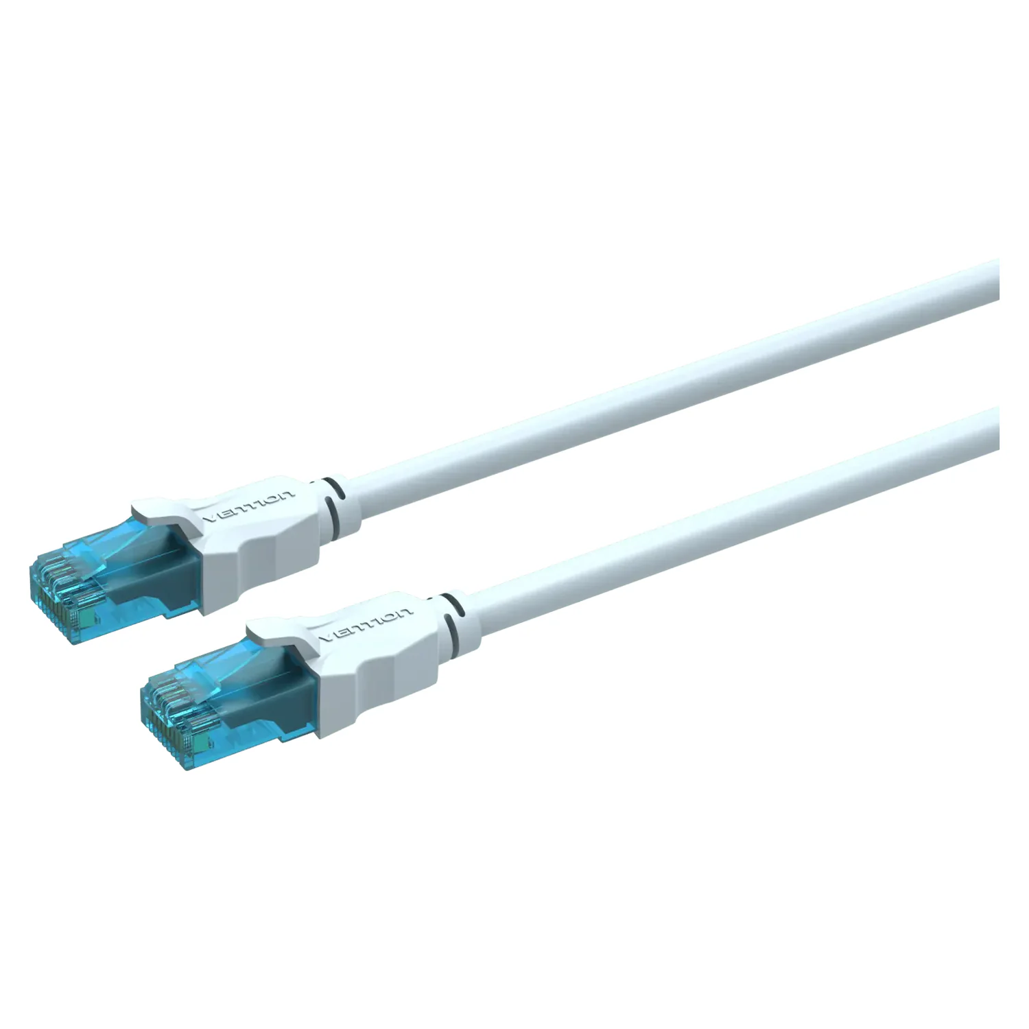 Cabo de rede Cat.5e Vention VAP-A10-S azul-claro com fichas RJ45 azuis