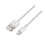 Cabo USB-A para Lightning Aisens A102-0036 branco de 2 m, com as duas fichas retas