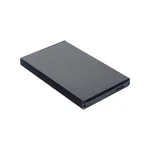 Caixa externa Aisens ASE-2530B preta com a porta micro USB B à vista