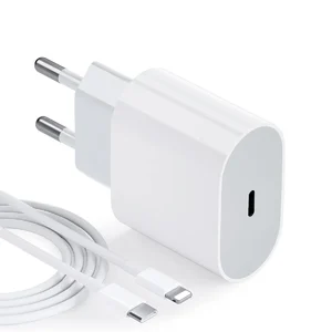 Carregador iPhone 20W com Cabo USB-C para Lightning