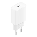 Carregador Xiaomi Mi 20W USB-C branco com ficha europeia