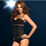 Cinta modeladora em látex preta