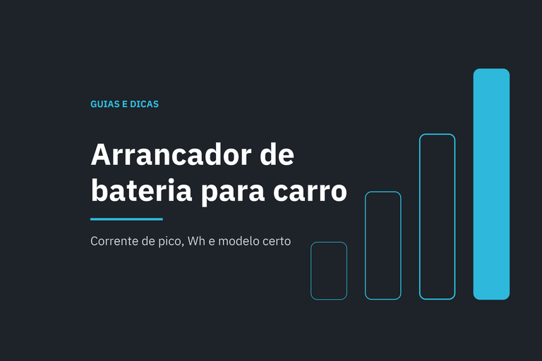 Arrancador de bateria para carro de 12 V