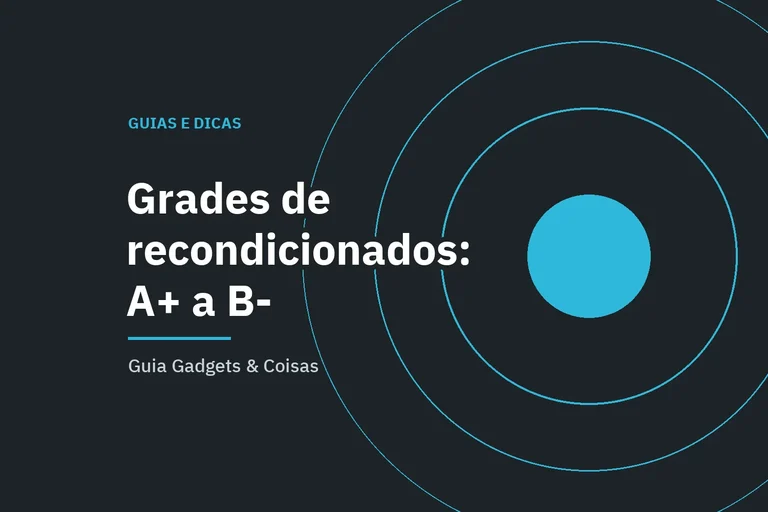 Capa do guia sobre grades de portáteis recondicionados, de A+ a B-