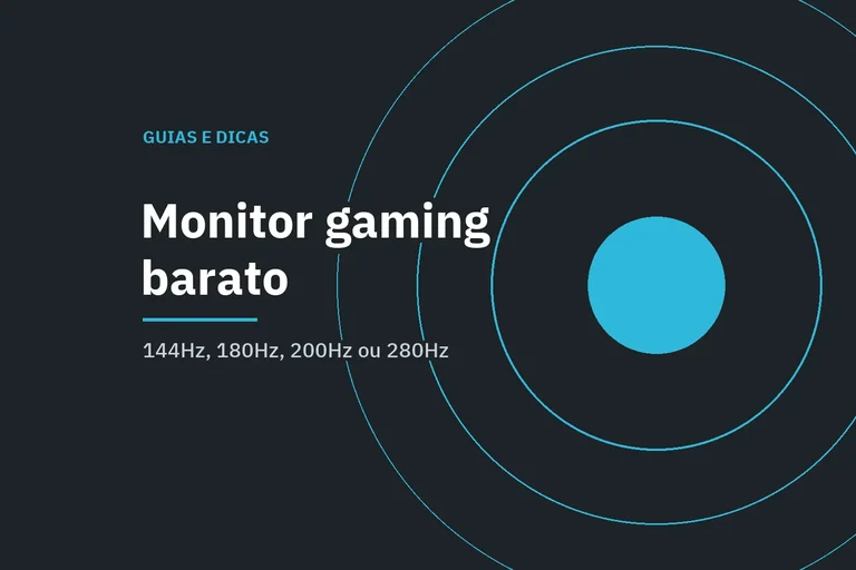 Capa do guia sobre monitor gaming barato
