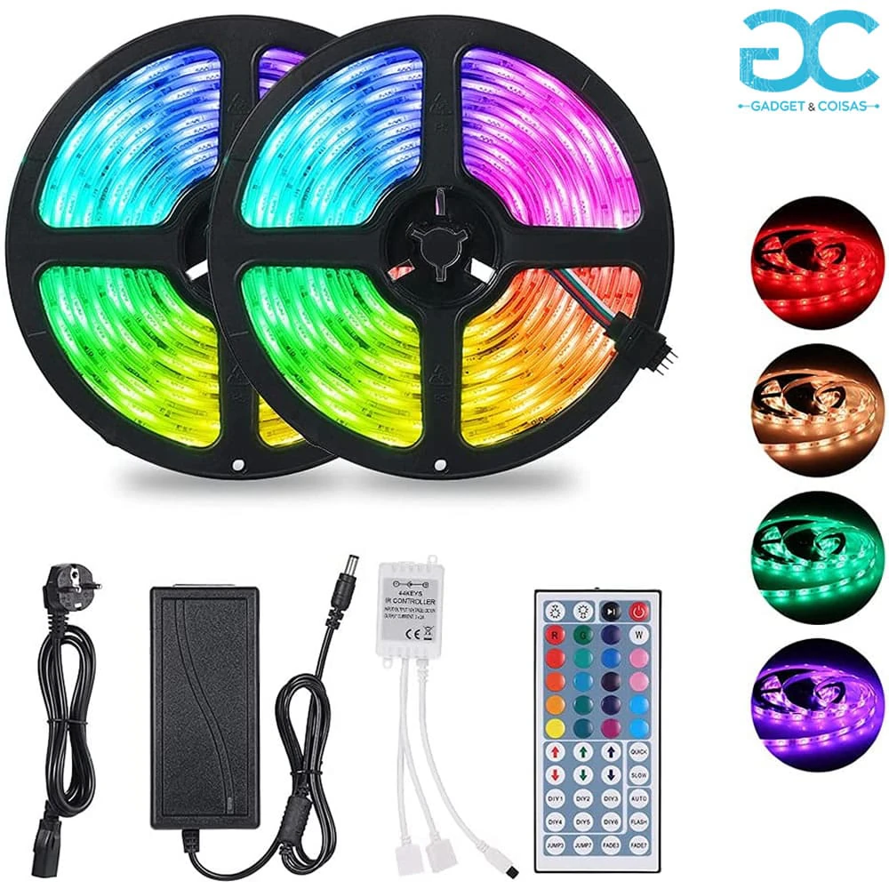 Fita LED RGB, kit completo