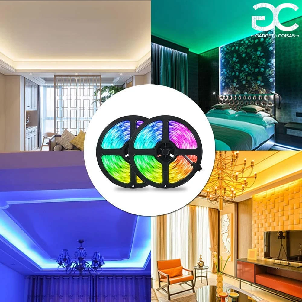 Fita LED RGB, kit completo, imagem 2