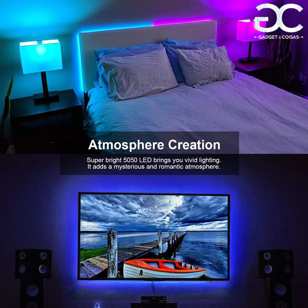Fita LED RGB, kit completo, imagem 6