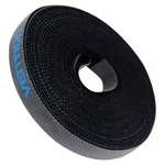 Rolo de fita de velcro Vention KAABJ com 5 m, preto com o nome Vention a azul