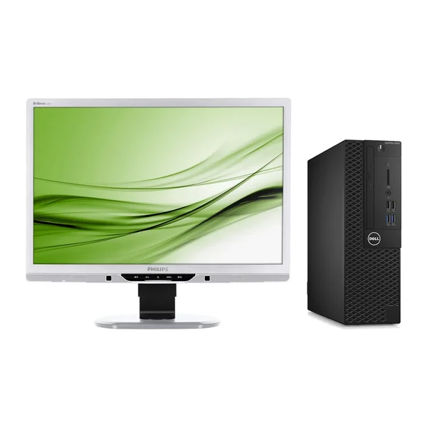 Kit computador completo Dell OptiPlex 3050 com monitor Philips 225B2 de 22 polegadas