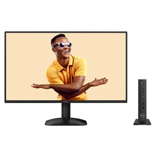 Kit Dell Wyse 5070 com monitor AOC 24B31H de 24 polegadas