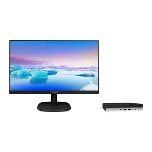 Kit computador HP ProDesk 600 G5 Mini com monitor Philips 243V7Q de 24 polegadas