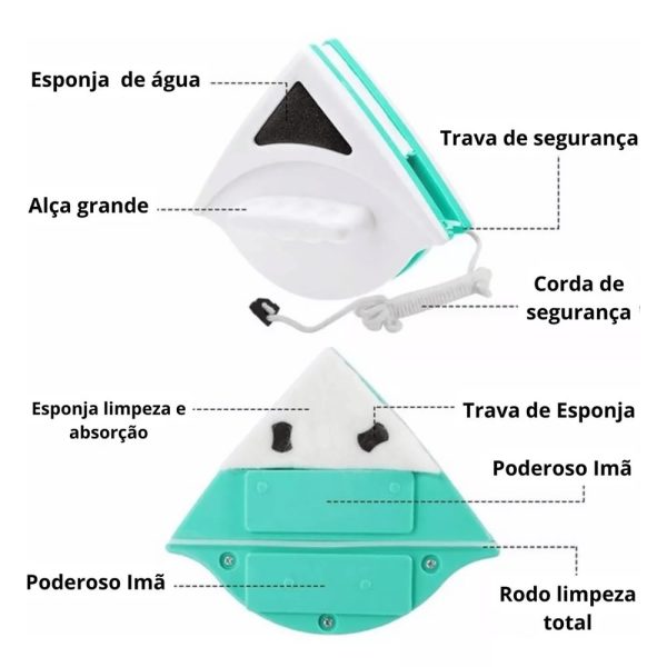 Limpa Vidros Duplo Magnético - Gadgets &Amp; Coisas