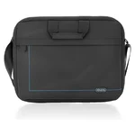Mala Aisens ASBG-BC022-BK preta, de frente, com pesponto azul