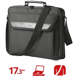 Mala Trust para Portátil até 17,3" Preta, imagem 2