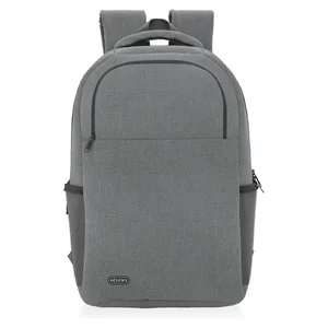 Mochila Aisens ASBG-BP083-GR cinzenta para portátil de 15,6", vista de frente