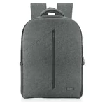 Mochila Aisens ASBG-BP084-GR cinzenta para portátil de 15,6", vista de frente