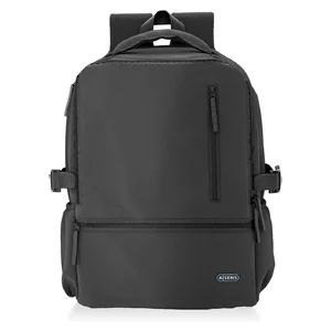 Mochila preta Aisens ASBG-BP086-BK, de frente