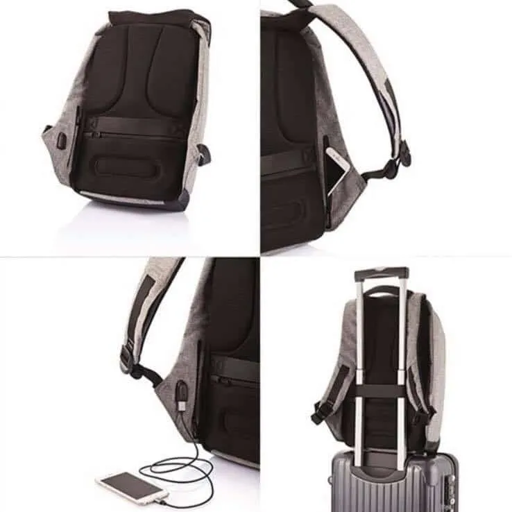 Mochila anti-roubo com porta USB, imagem 4