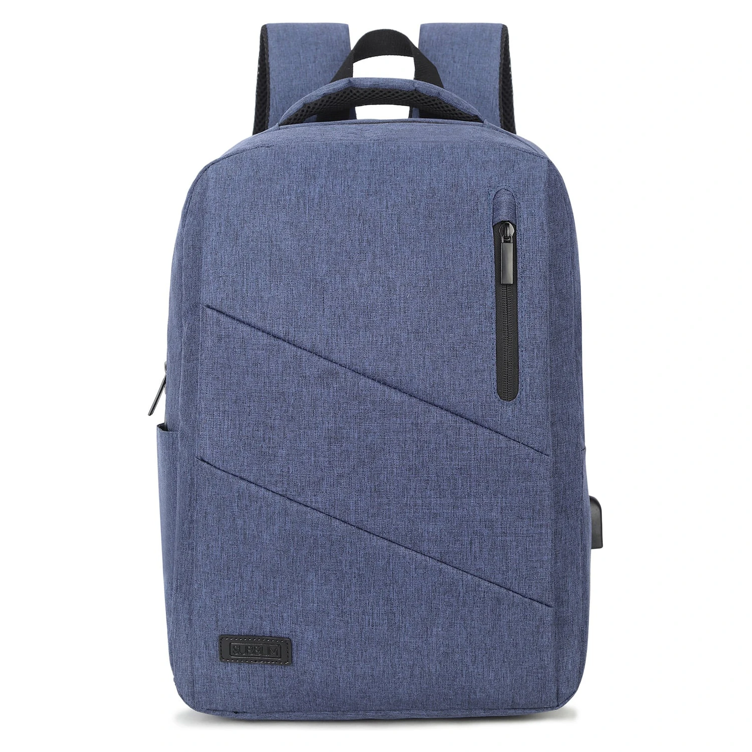 Mochila azul SUB-BP-2BL2001 vista de frente