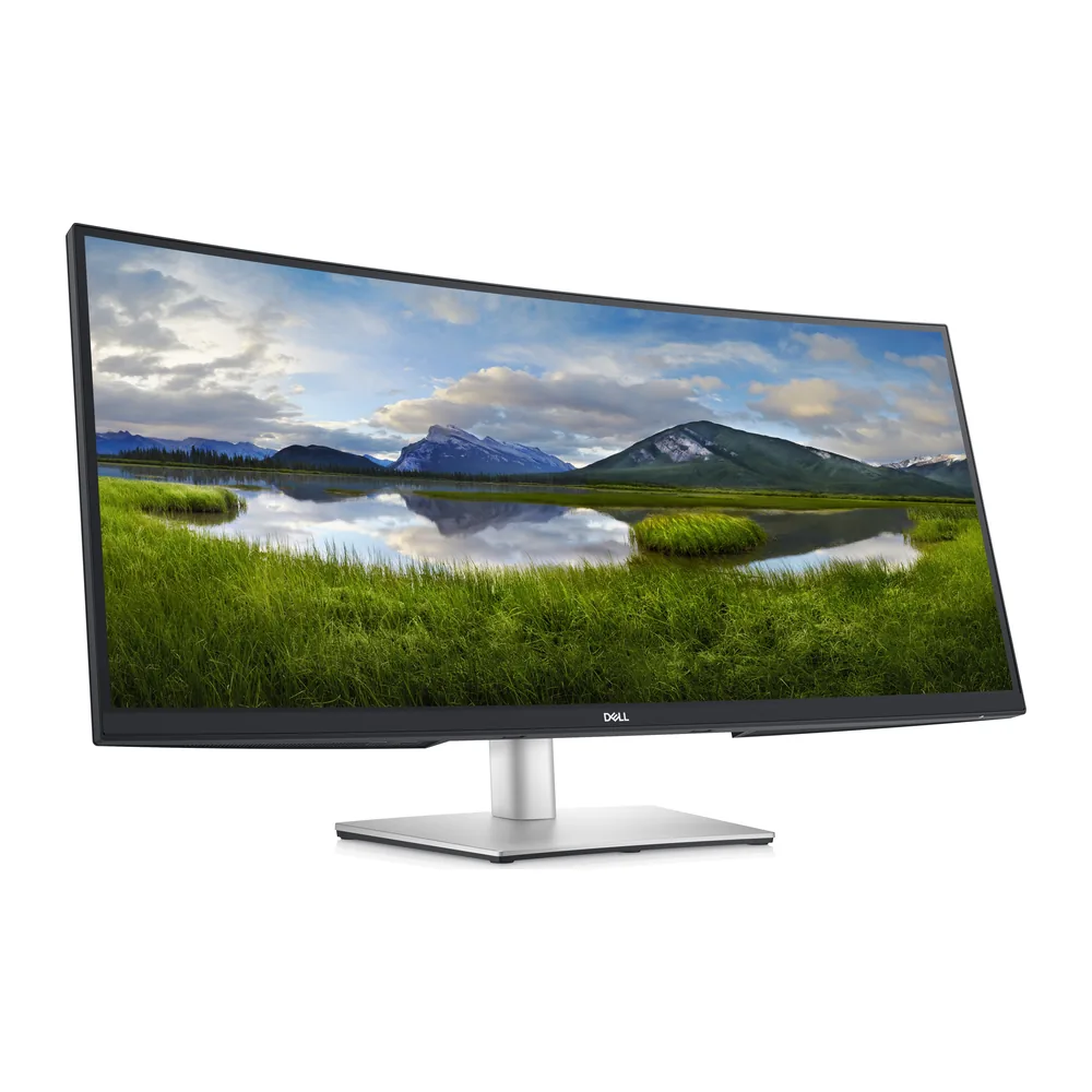 Monitor Curvo Dell P3421W 34 polegadas WQHD USB-C, outra vista