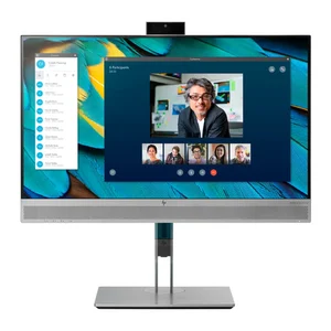 Monitor HP E243m de 24 polegadas com câmara, vista frontal