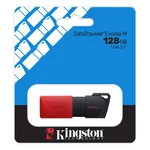 Pen drive Kingston DataTraveler Exodia M 128GB preta e vermelha