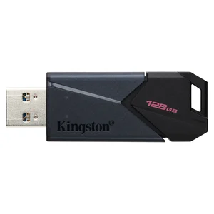 Pen drive Kingston DataTraveler Exodia Onyx de 128 GB com a ficha USB-A à vista
