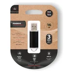 Pen drive Tech One Tech Basic de 16 GB preta, na embalagem