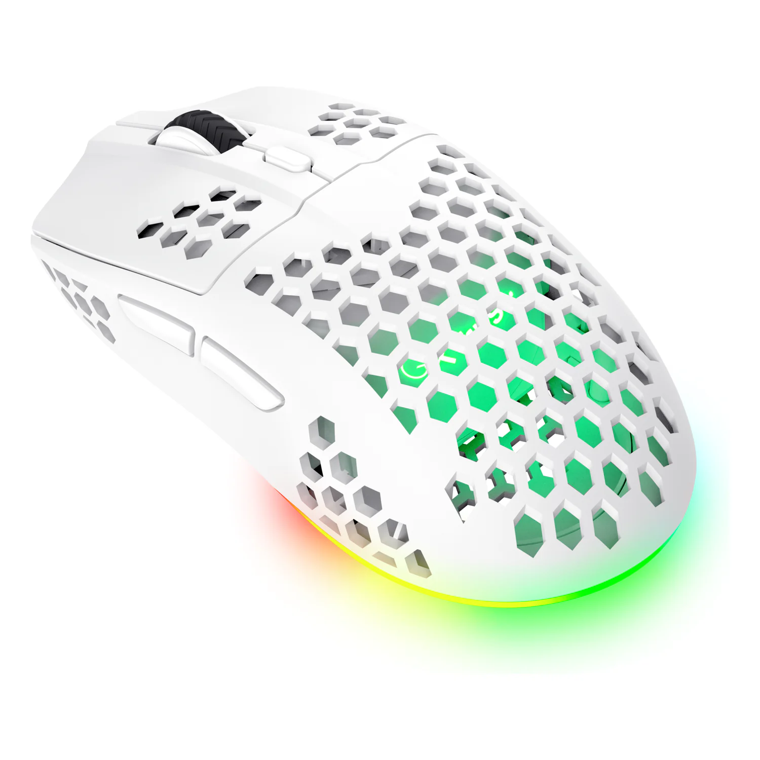 Trust GXT 929 Helox com a iluminação LED multicolor acesa