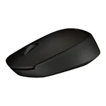 Rato sem fios Logitech B170 preto, vista de três quartos