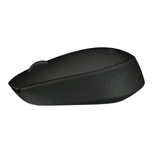 Rato sem fios Logitech B170 preto, vista de lado em perspetiva
