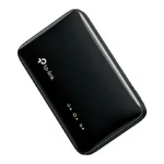 Router 4G portátil TP-Link M7005 preto, vista frontal em ângulo