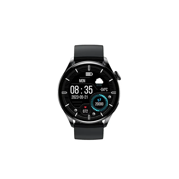 Smartwatch Stima PRO SSW-A305 preto, com bracelete de TPU preta