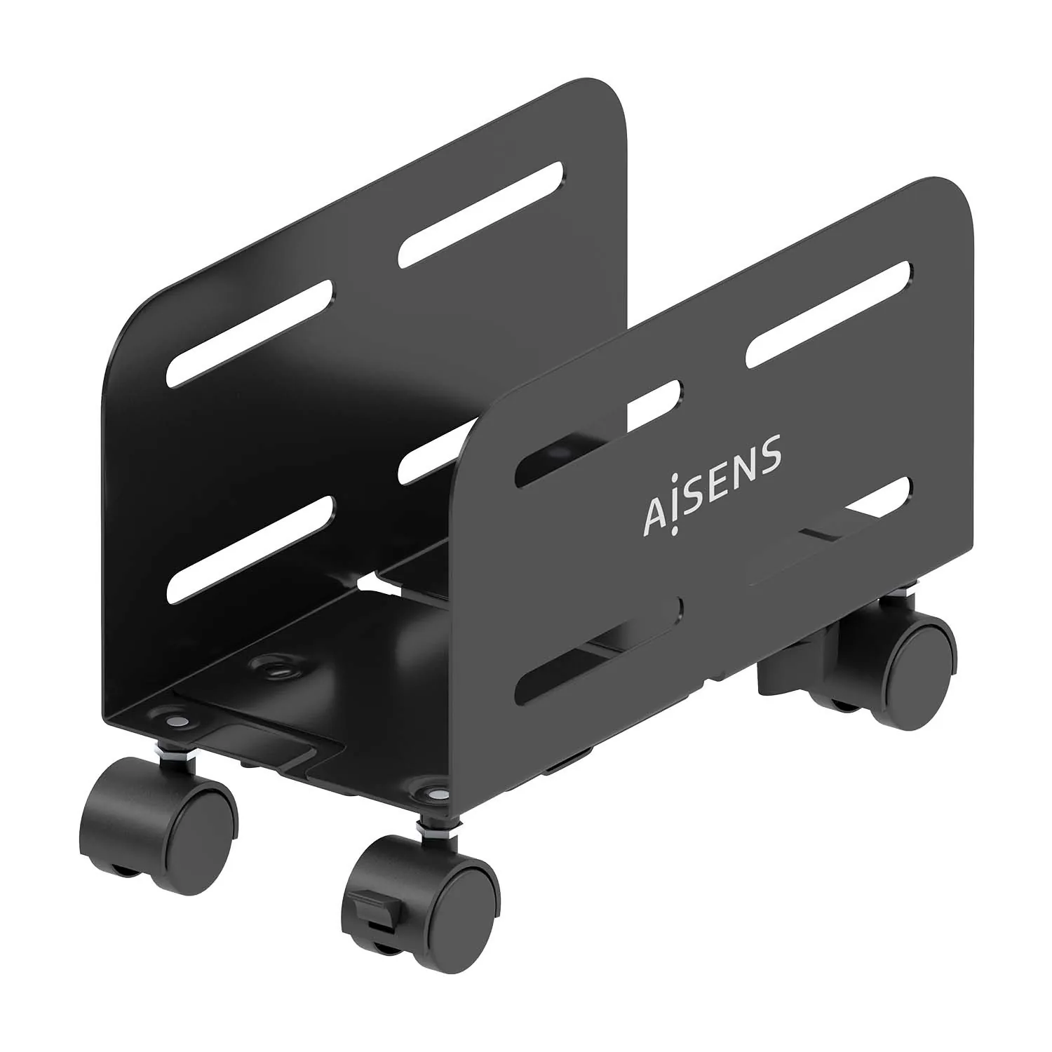 Suporte com rodas para torre de PC Aisens MPC06-207 preto