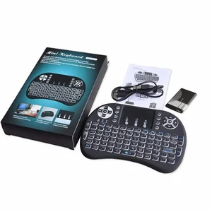 Teclado com Air Mouse sem fios, com retroiluminação LED, imagem 3