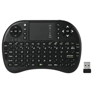 Teclado com Air Mouse sem fios, sem retroiluminação