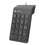 Teclado numérico Natec Goby 2 preto com cabo USB