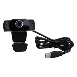 Webcam Leotec Meeting LEWCAM2005 preta, com cabo USB