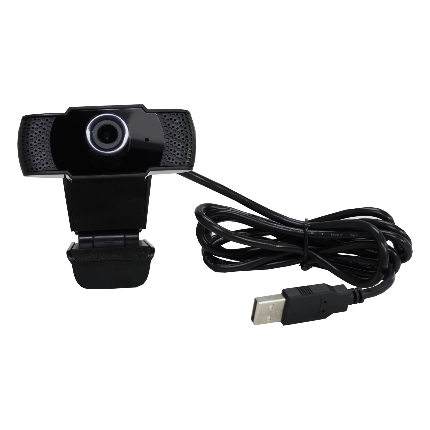 Webcam Leotec Meeting LEWCAM2005 preta, com cabo USB