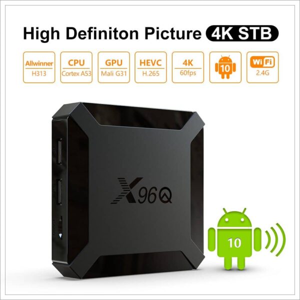 X96Q Allwinner 2Gb + 16Gb - Gadgets &Amp; Coisas
